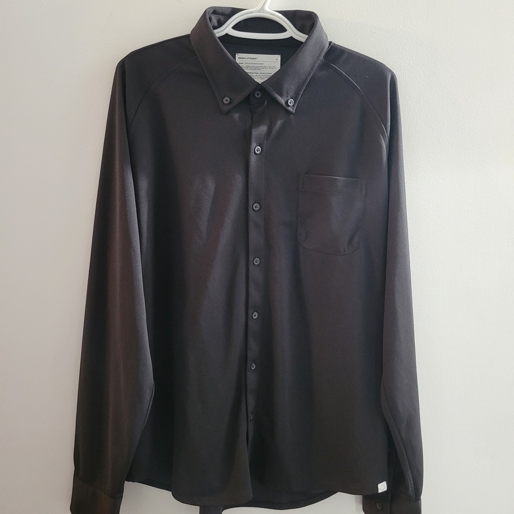 Ministry Of Supply Apollo Long Sleeve Button Down Commuter Shirt Men Size XL